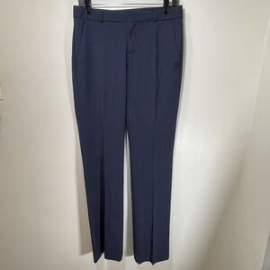 Banana Republic Logan Navy Dress Pants Men's 4L Flat Front Career Trousers